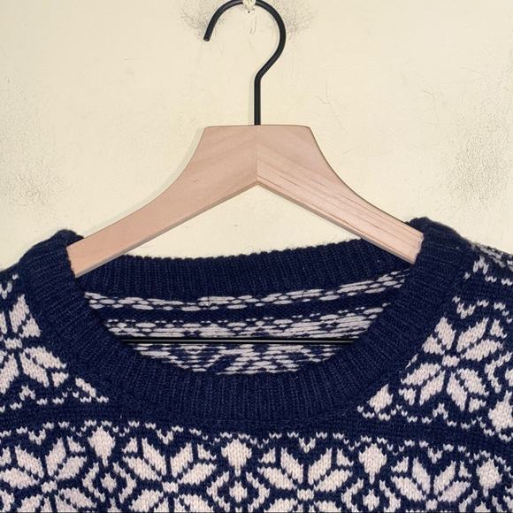 VNTG wool patterned crewneck sweater - Picture 5 of 6